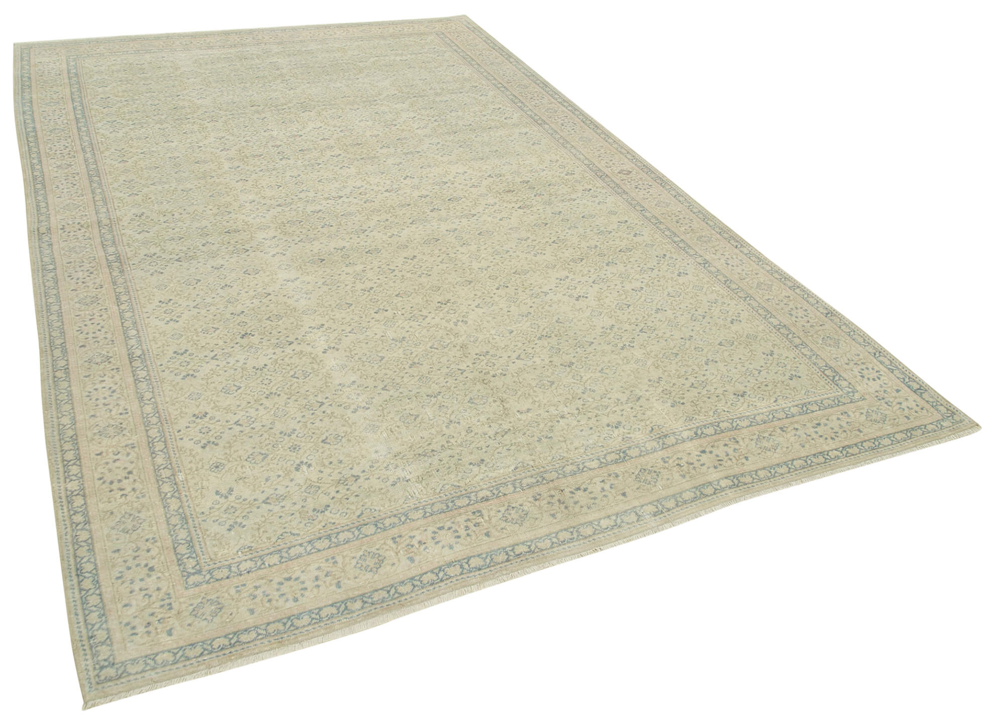 6 x 10 Beige Vintage Rug - 4932