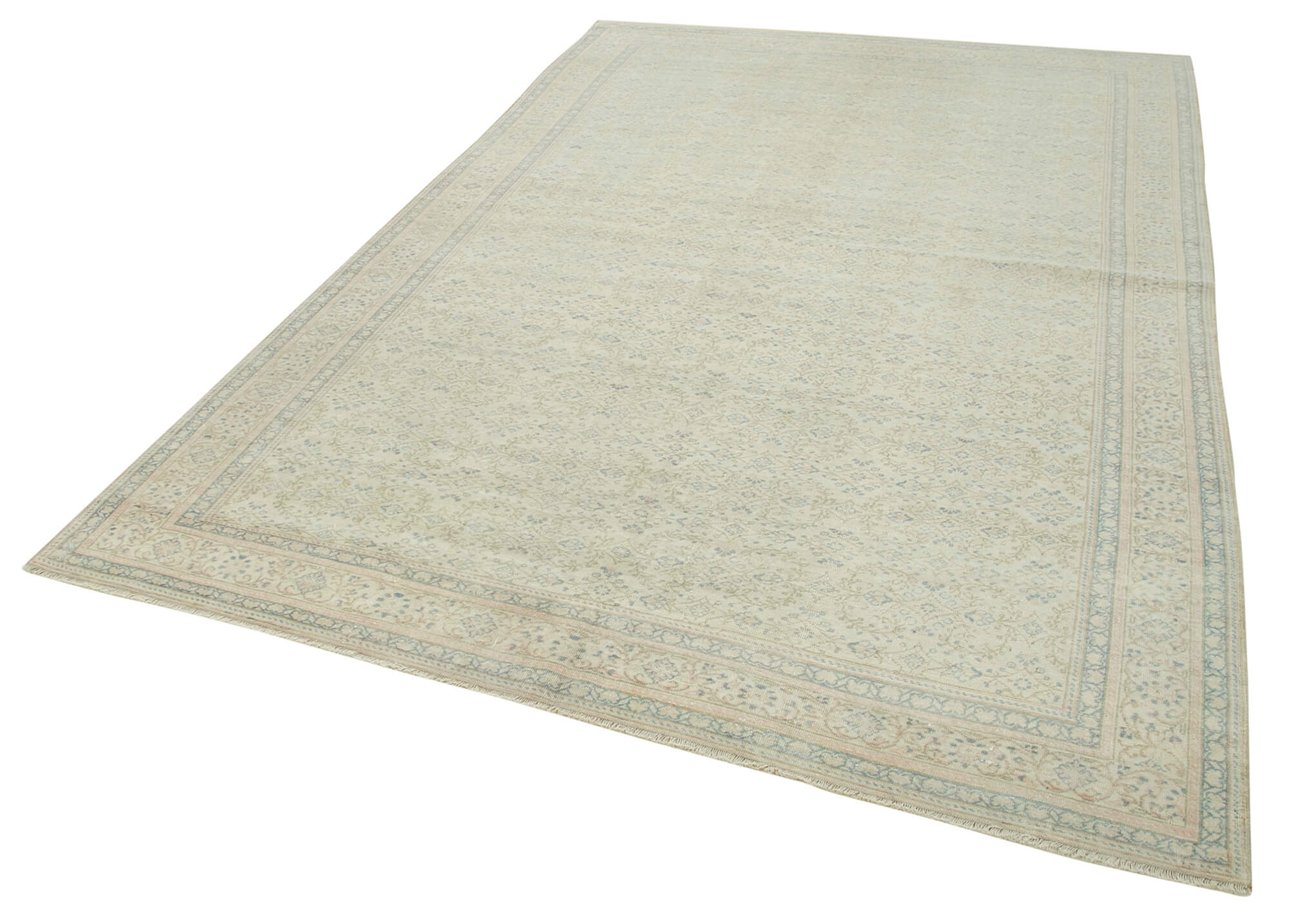 6 x 10 Beige Vintage Rug - 4932