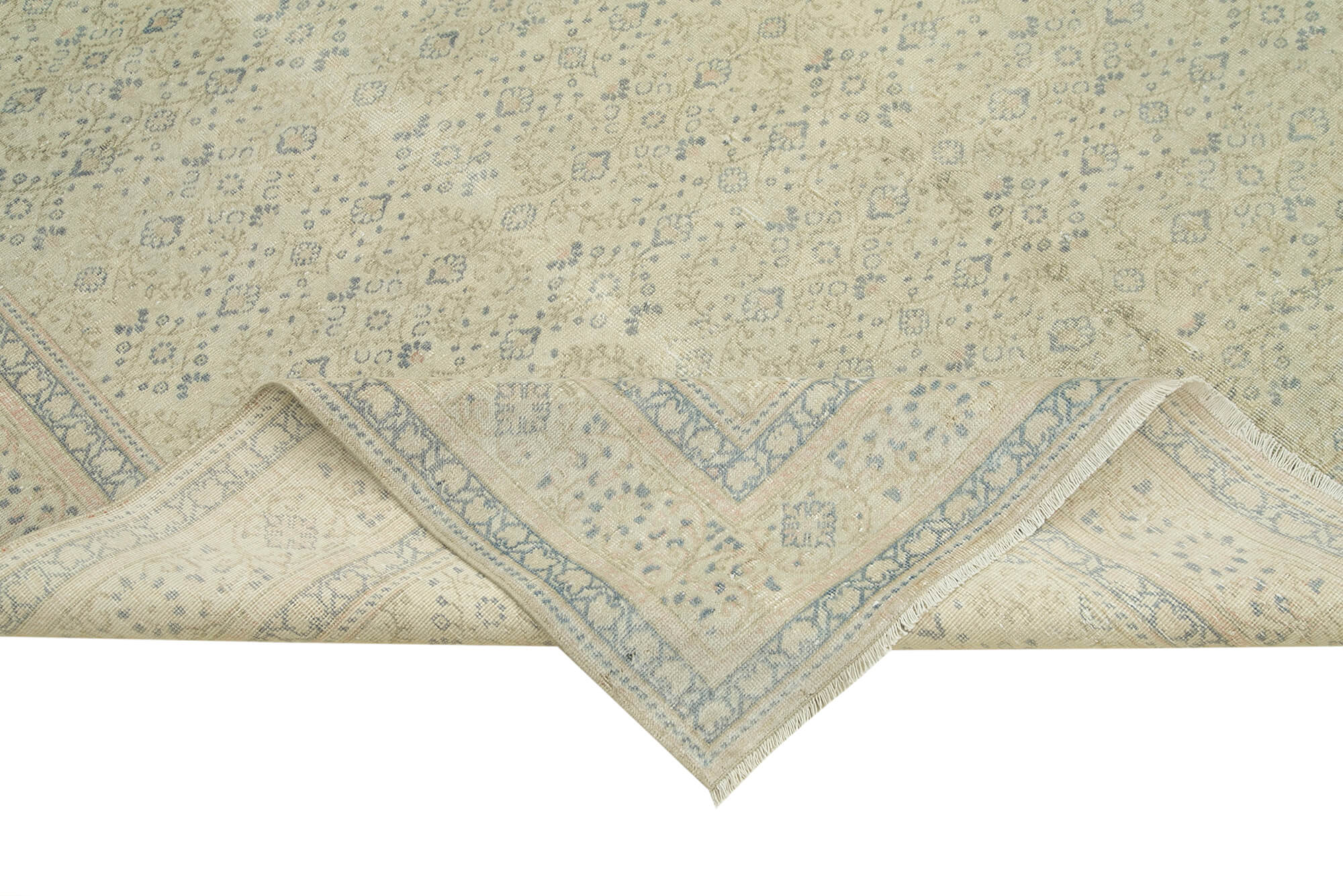 6 x 10 Beige Vintage Rug - 4932