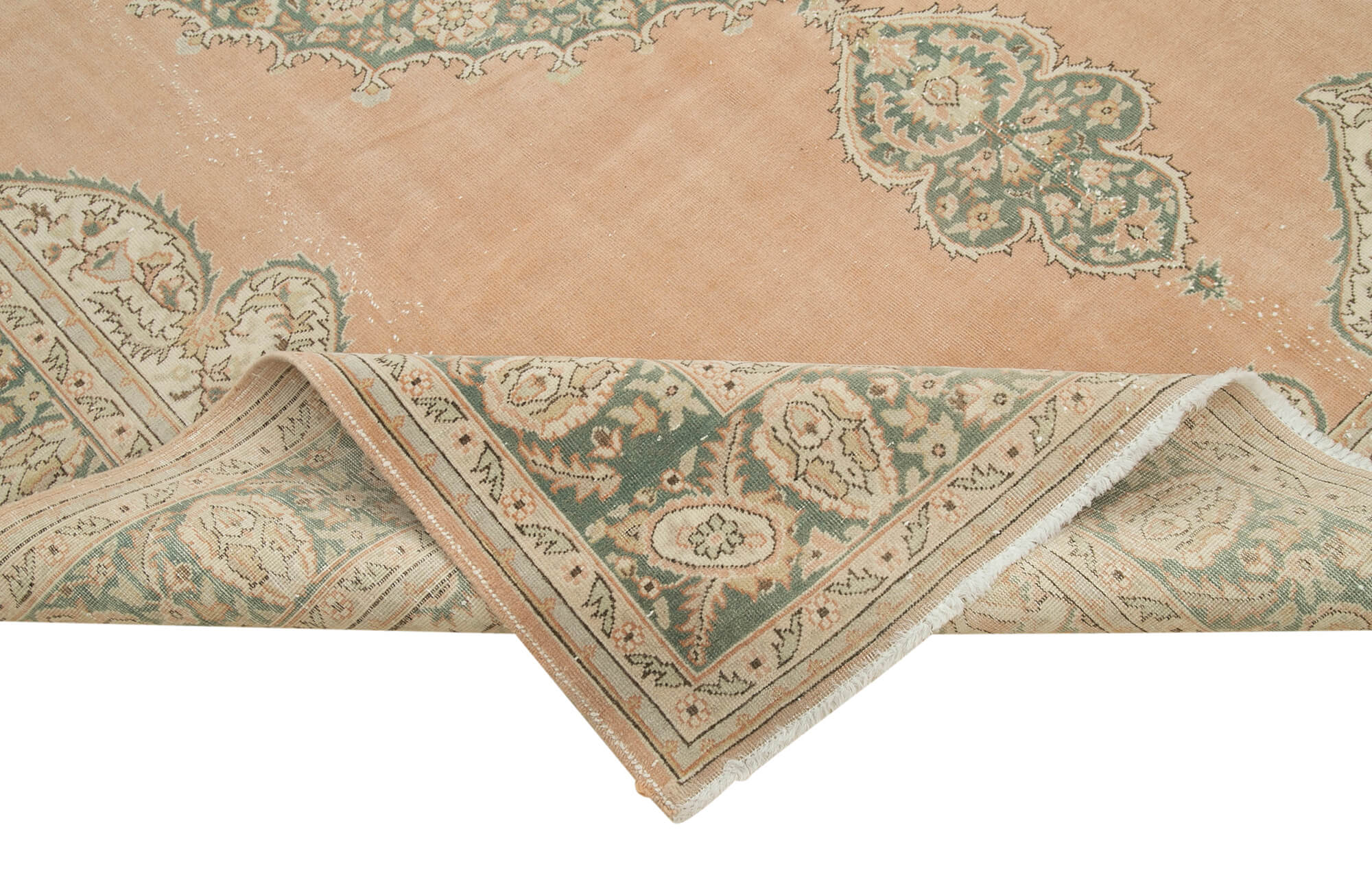 7 x 10 Beige Vintage Rug - 4935