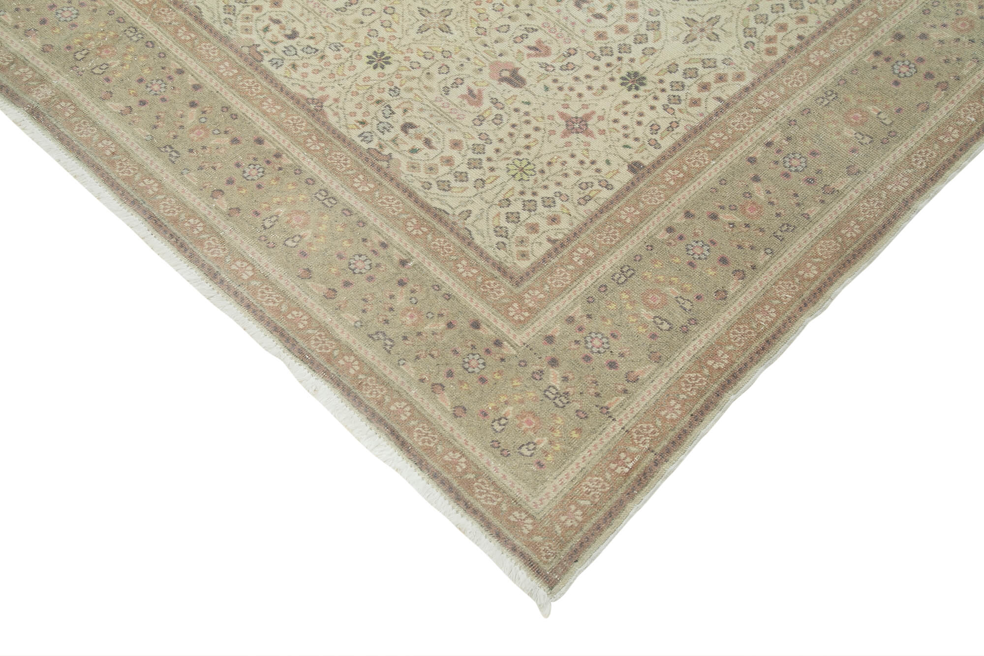 7 x 10 Beige Vintage Rug - 4936