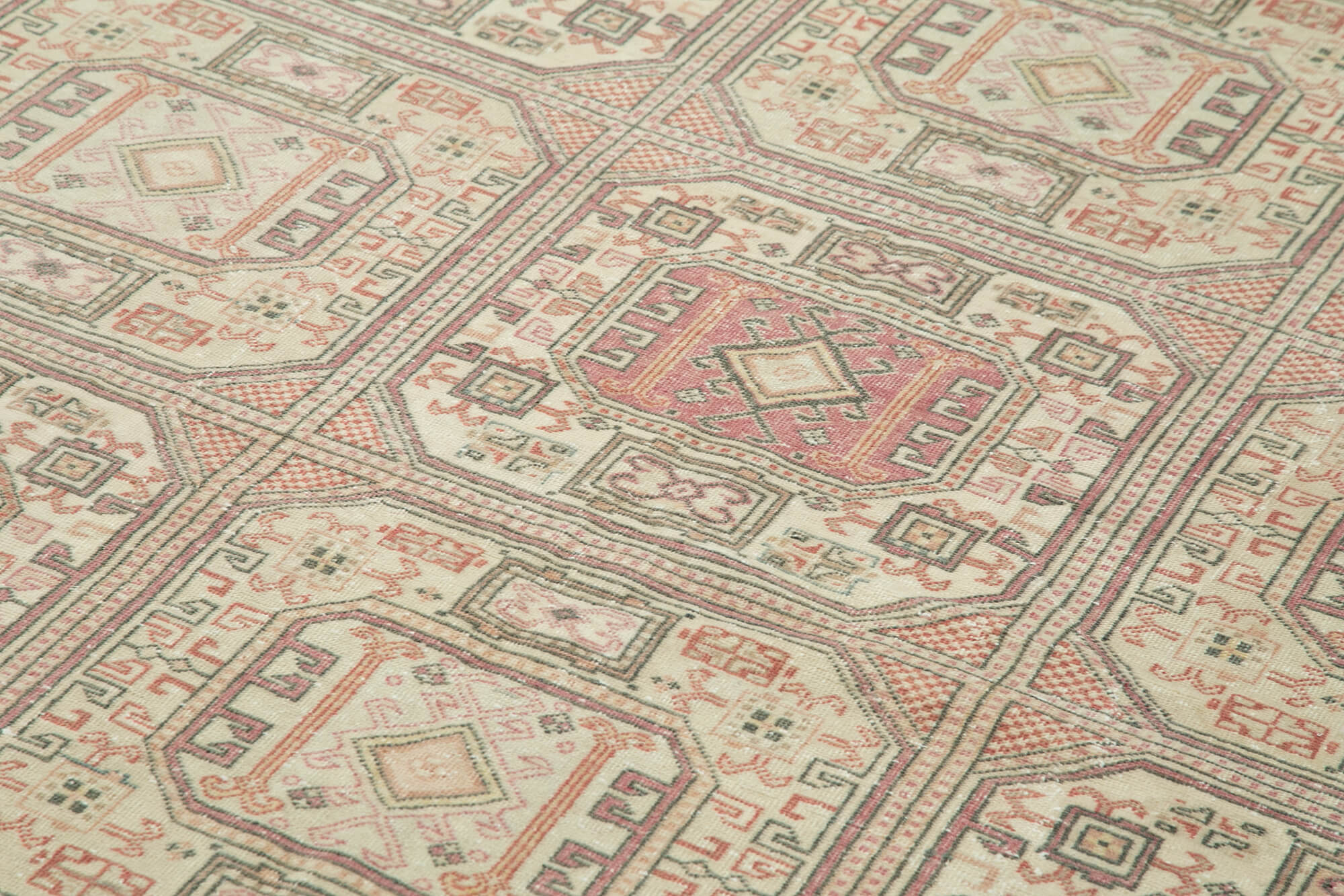 6 x 10 Beige Vintage Rug - 4938