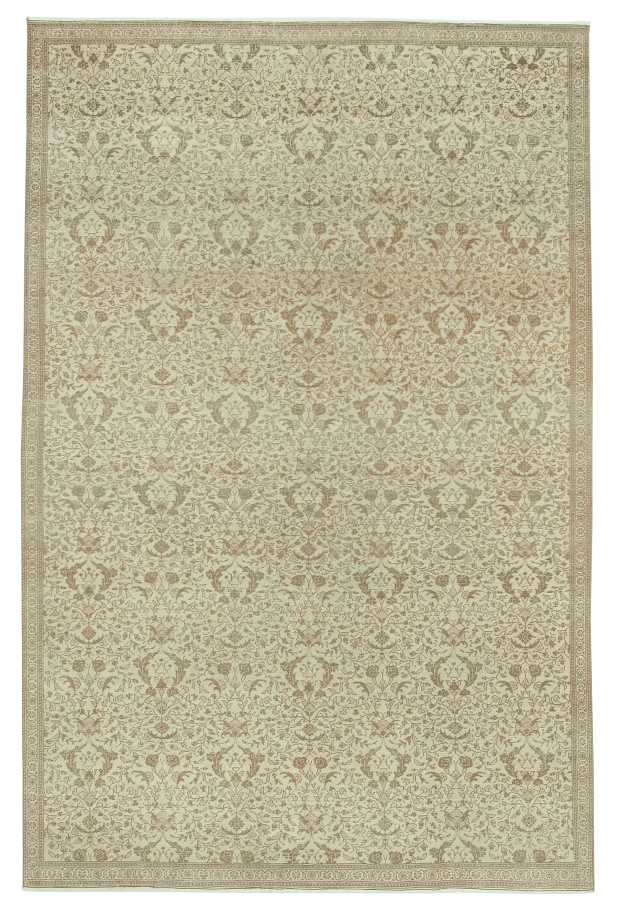 6 x 9 Beige Vintage Rug - 4939