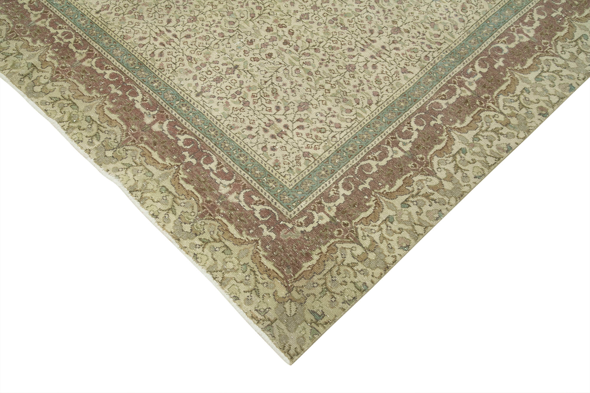 6 x 10 Beige Vintage Rug - 4941