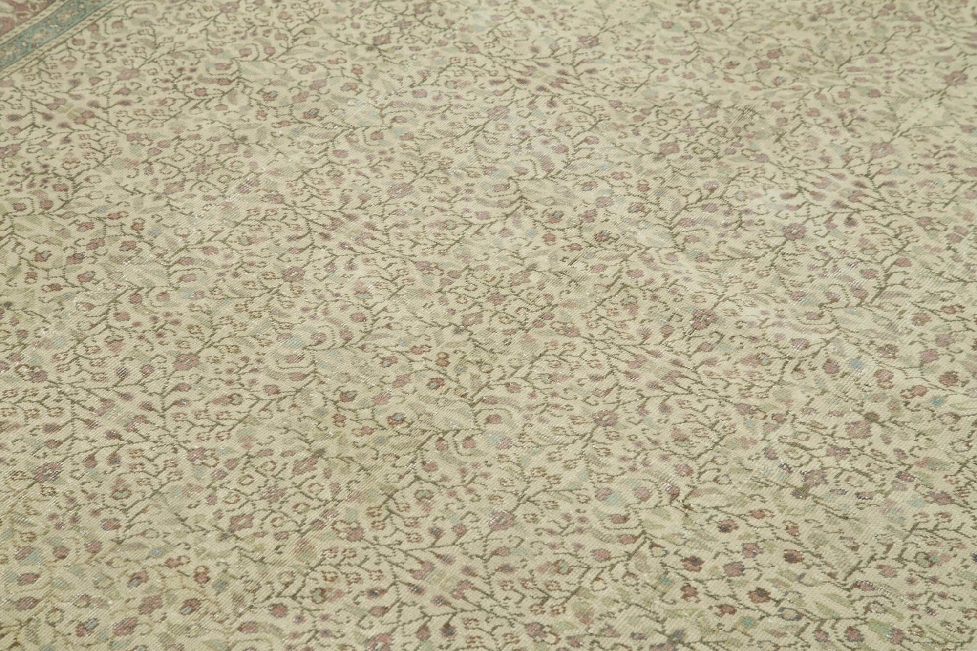 6 x 10 Beige Vintage Rug - 4941