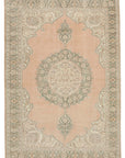 7 x 10 Beige Vintage Rug - 4942