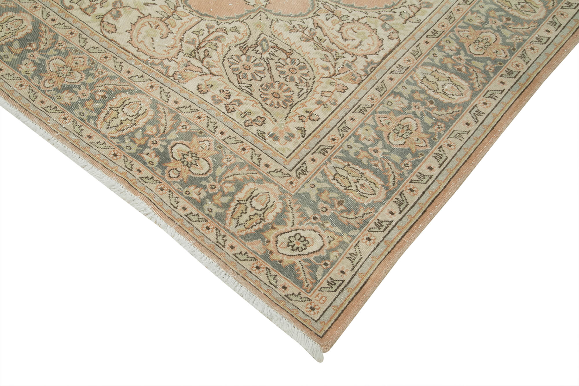 7 x 10 Beige Vintage Rug - 4942