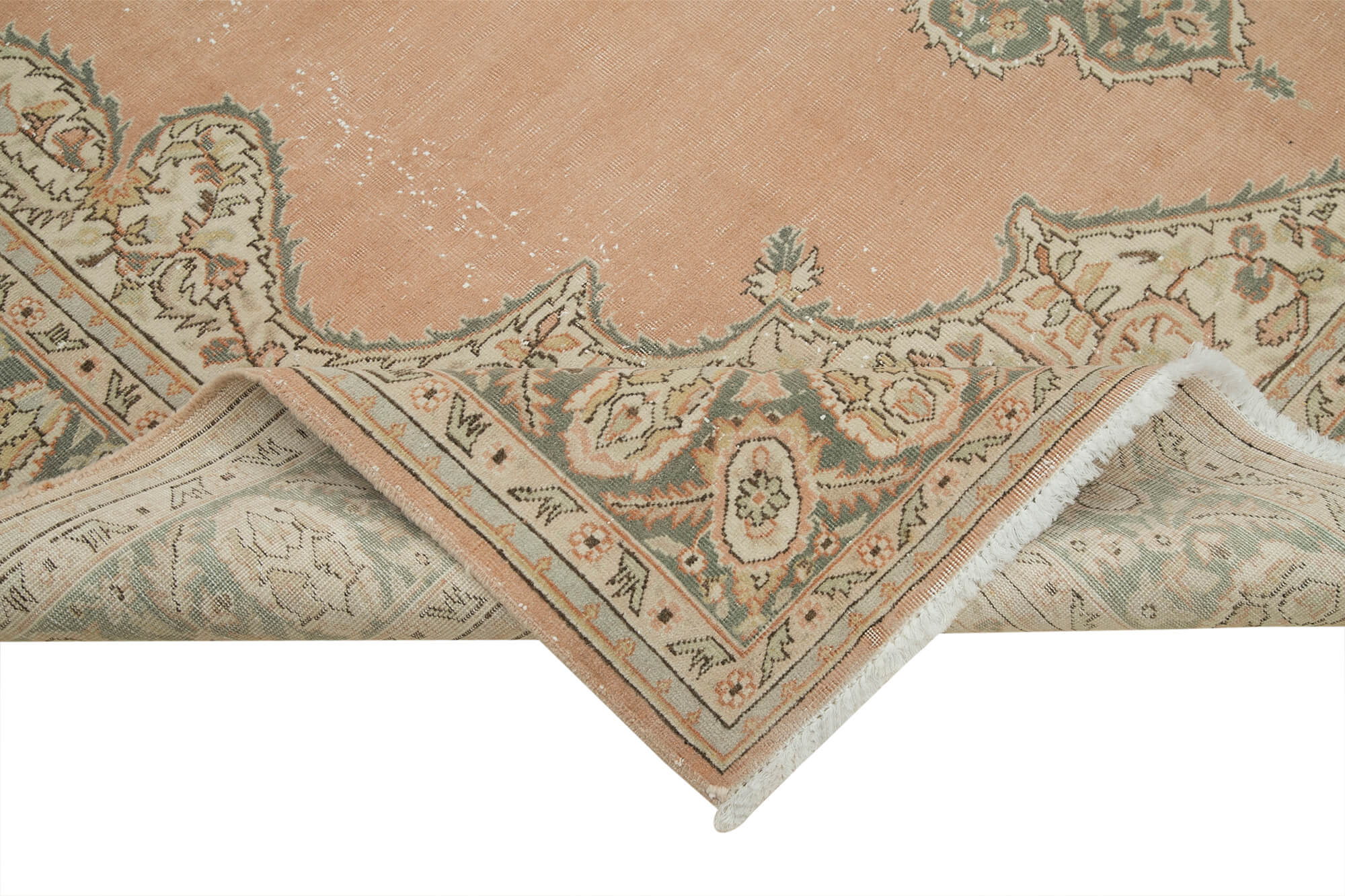 7 x 10 Beige Vintage Rug - 4942