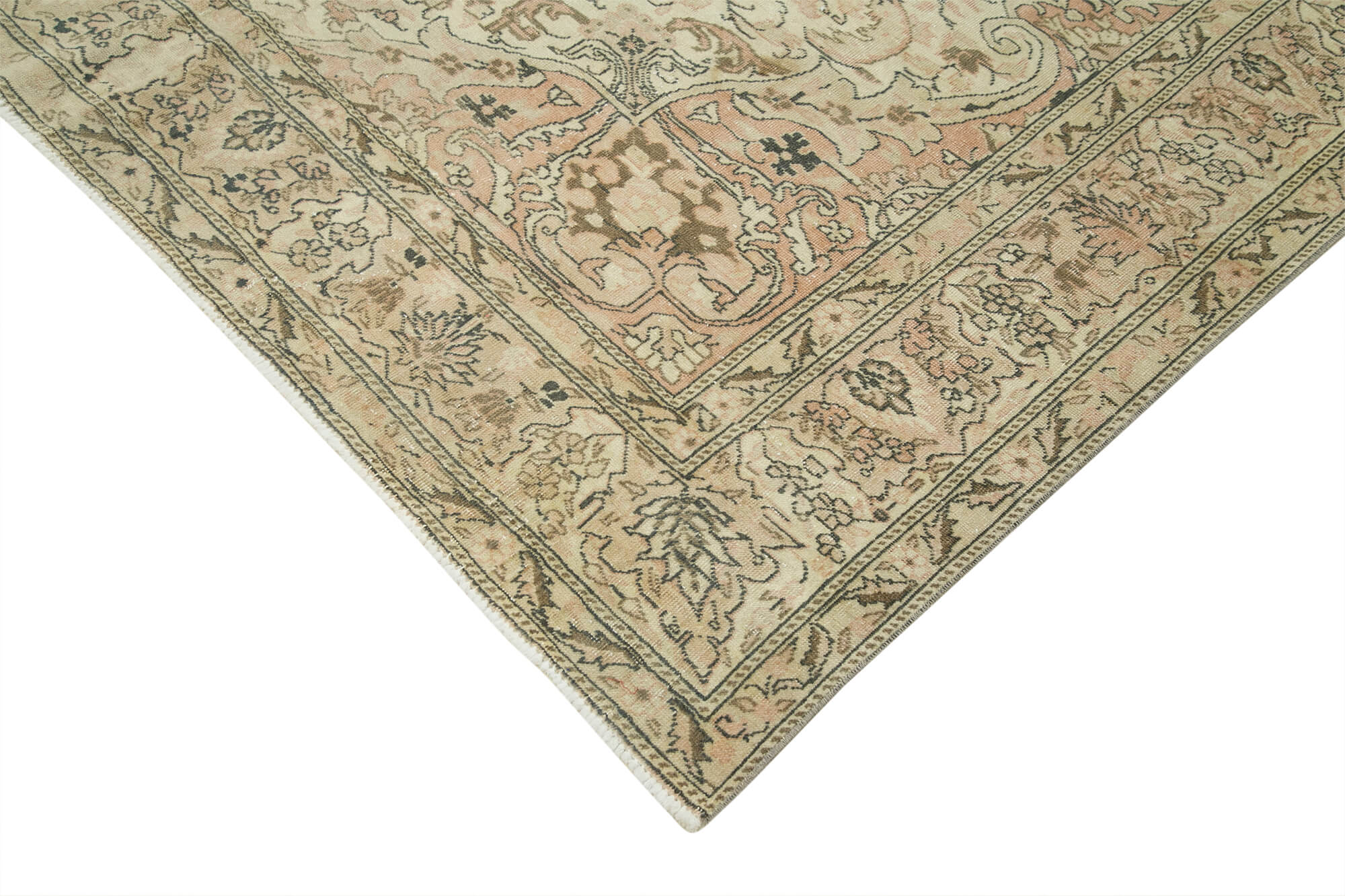 6 x 10 Beige Vintage Rug - 4943