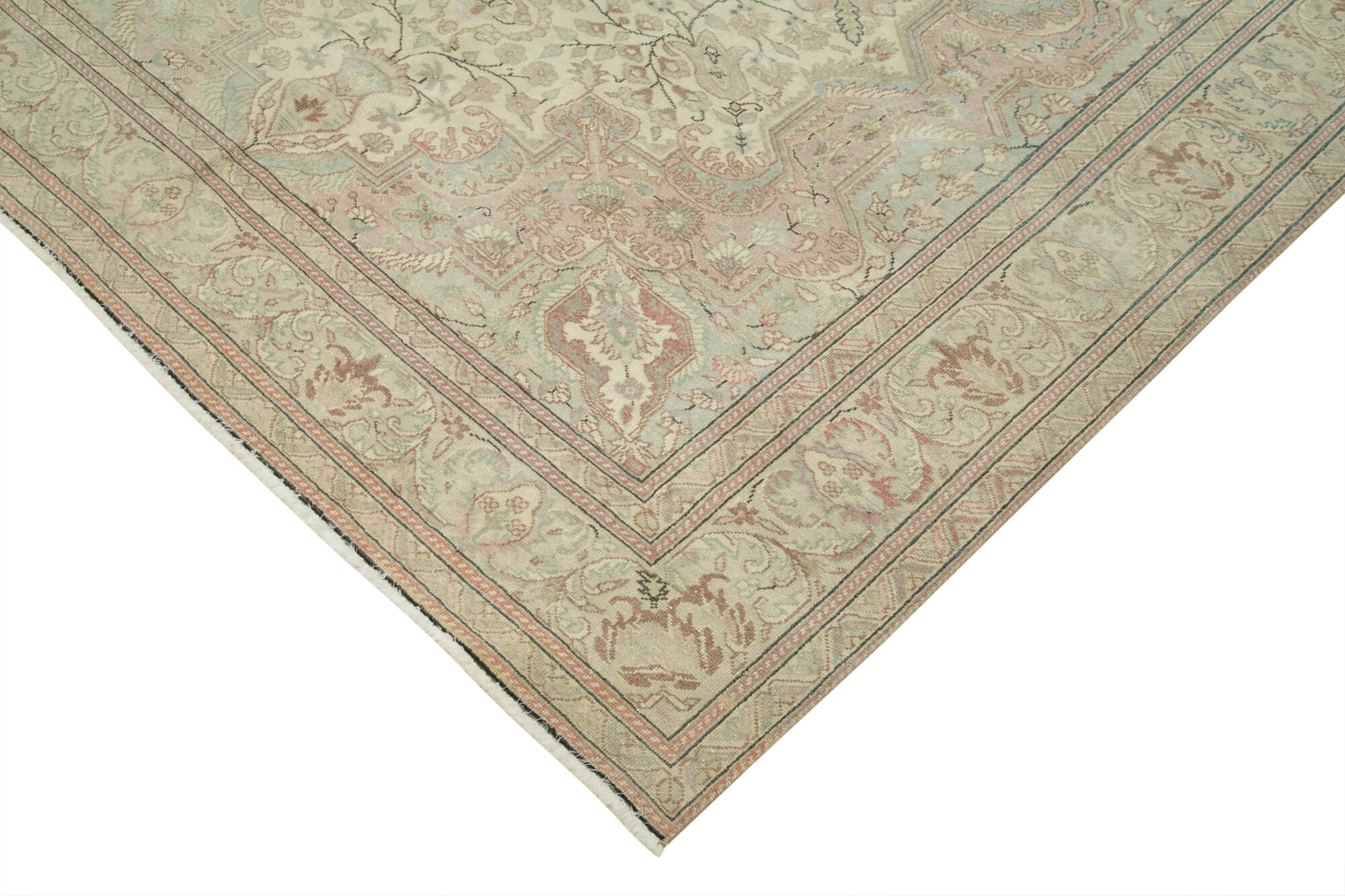 6 x 10 Beige Vintage Rug - 4944