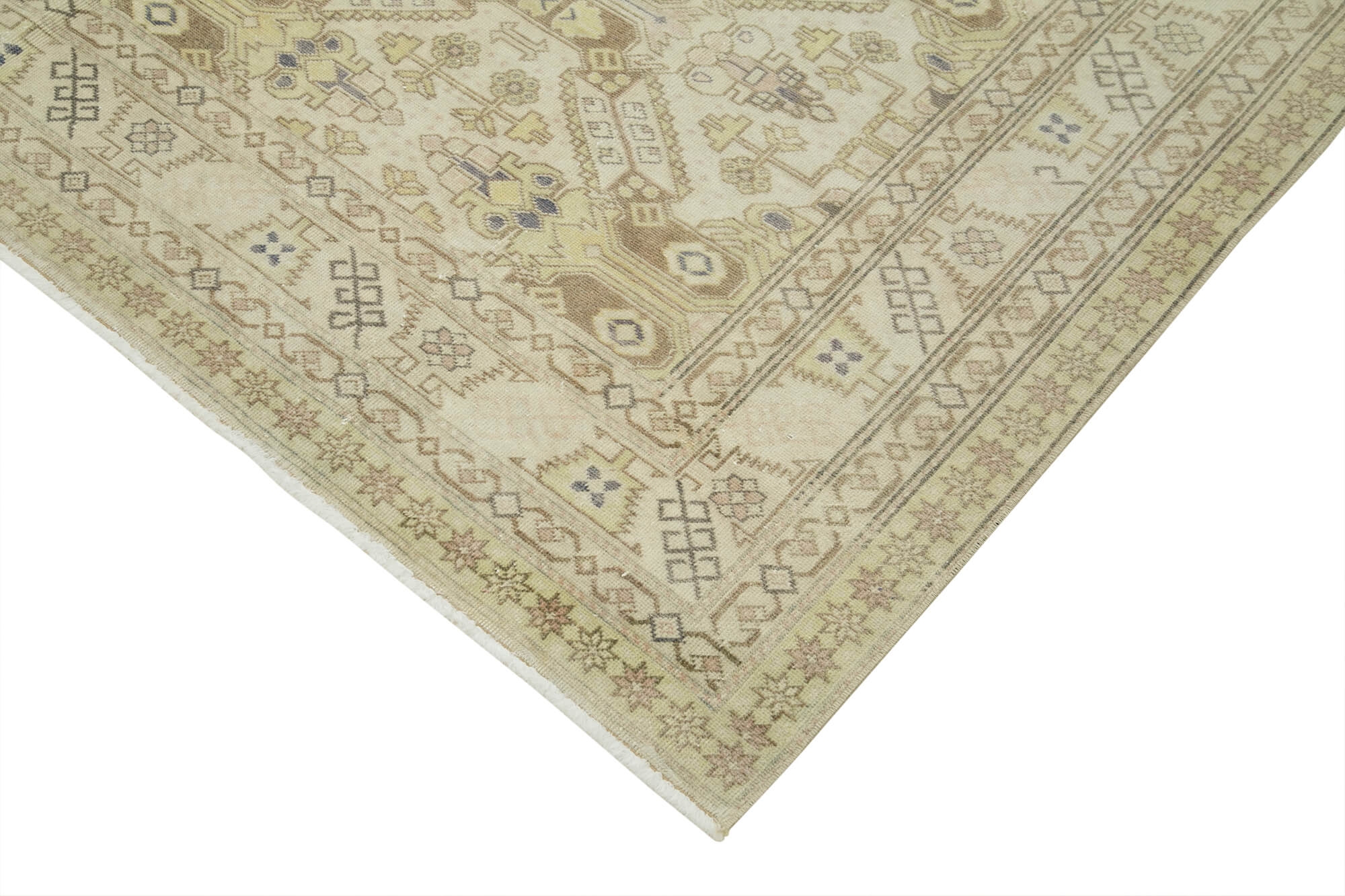 6 x 10 Beige Vintage Rug - 4945