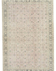 7 x 10 Beige Turkish Vintage Area Rug - 4946