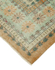 7 x 11 Beige Turkish Vintage Area Rug - 4956