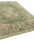 7 x 10 Beige Turkish Vintage Area Rug - 4958