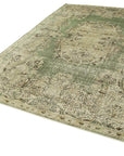 7 x 10 Beige Turkish Vintage Area Rug - 4958