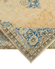 7 x 11 Beige Turkish Vintage Area Rug - 4961