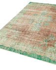 5 x 9 Beige Turkish Vintage Area Rug - 4962