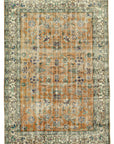 7 x 10 Beige Turkish Vintage Area Rug - 4963