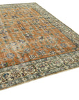 7 x 10 Beige Turkish Vintage Area Rug - 4963