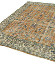 7 x 10 Beige Turkish Vintage Area Rug - 4963