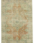 7 x 10 Beige Turkish Vintage Area Rug - 4965