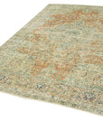 7 x 10 Beige Turkish Vintage Area Rug - 4965