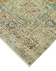 7 x 10 Beige Turkish Vintage Area Rug - 4965