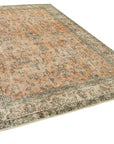 7 x 11 Beige Turkish Vintage Area Rug - 4968