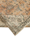 7 x 11 Beige Turkish Vintage Area Rug - 4968