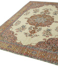 6 x 10 Beige Turkish Vintage Area Rug - 4969