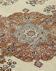 6 x 10 Beige Turkish Vintage Area Rug - 4969