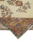 6 x 10 Beige Turkish Vintage Area Rug - 4969