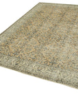 7 x 10 Beige Turkish Vintage Area Rug - 4970