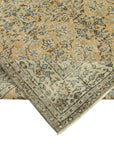 7 x 10 Beige Turkish Vintage Area Rug - 4970