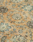 7 x 10 Beige Turkish Vintage Area Rug - 4971