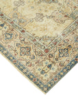 7 x 9 Beige Turkish Vintage Area Rug - 4972