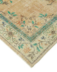 7 x 10 Beige Turkish Vintage Area Rug - 4975