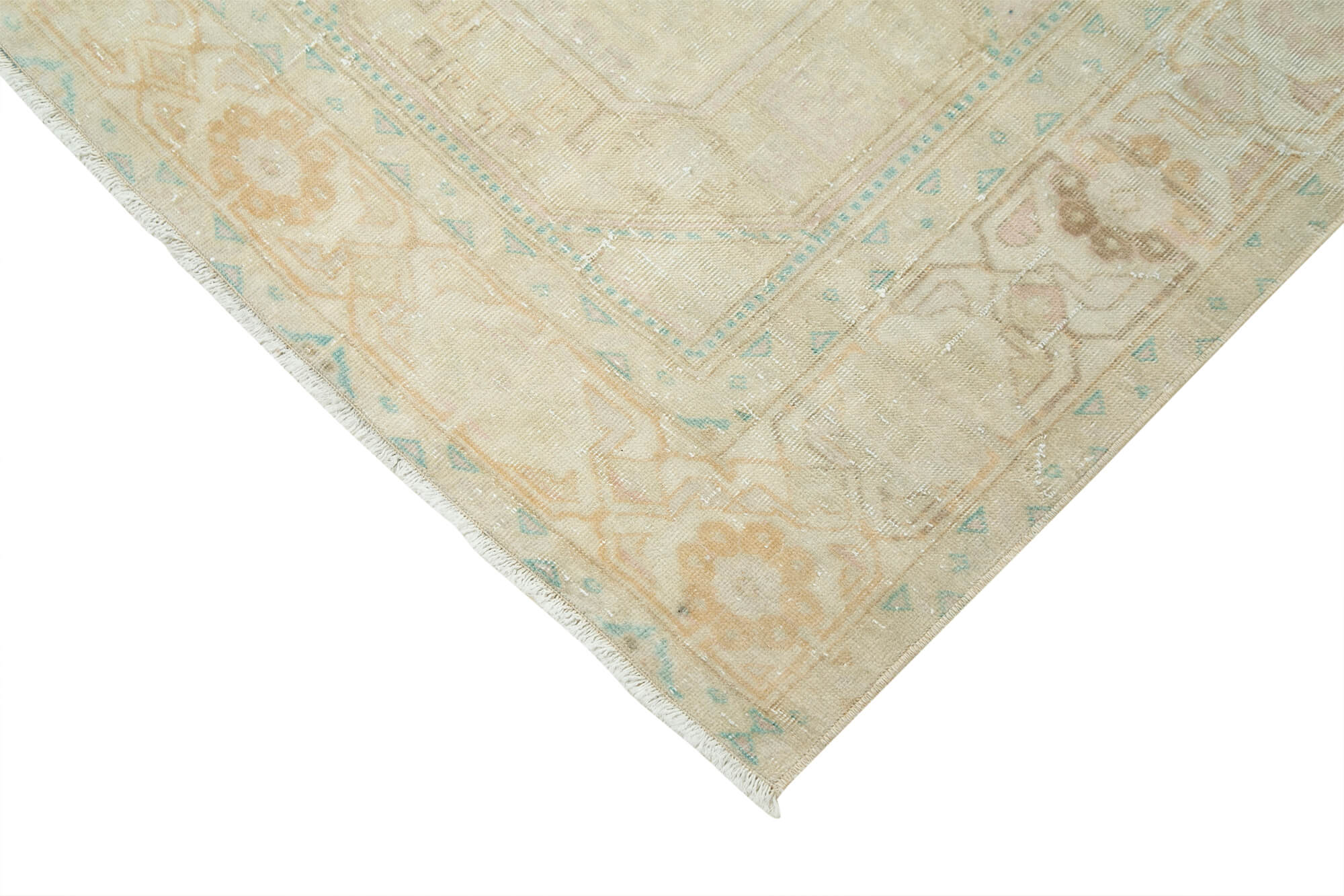 6 x 10 Beige Vintage Rug - 4978