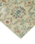 7 x 10 Beige Turkish Vintage Area Rug - 4979