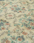 7 x 10 Beige Turkish Vintage Area Rug - 4979