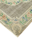 5 x 9 Beige Turkish Vintage Area Rug - 4982