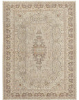 7 x 9 Beige Vintage Rug - 4985