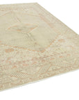 7 x 9 Beige Vintage Rug - 4986