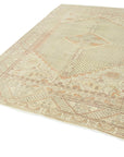 7 x 9 Beige Vintage Rug - 4986