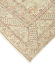 7 x 9 Beige Vintage Rug - 4986