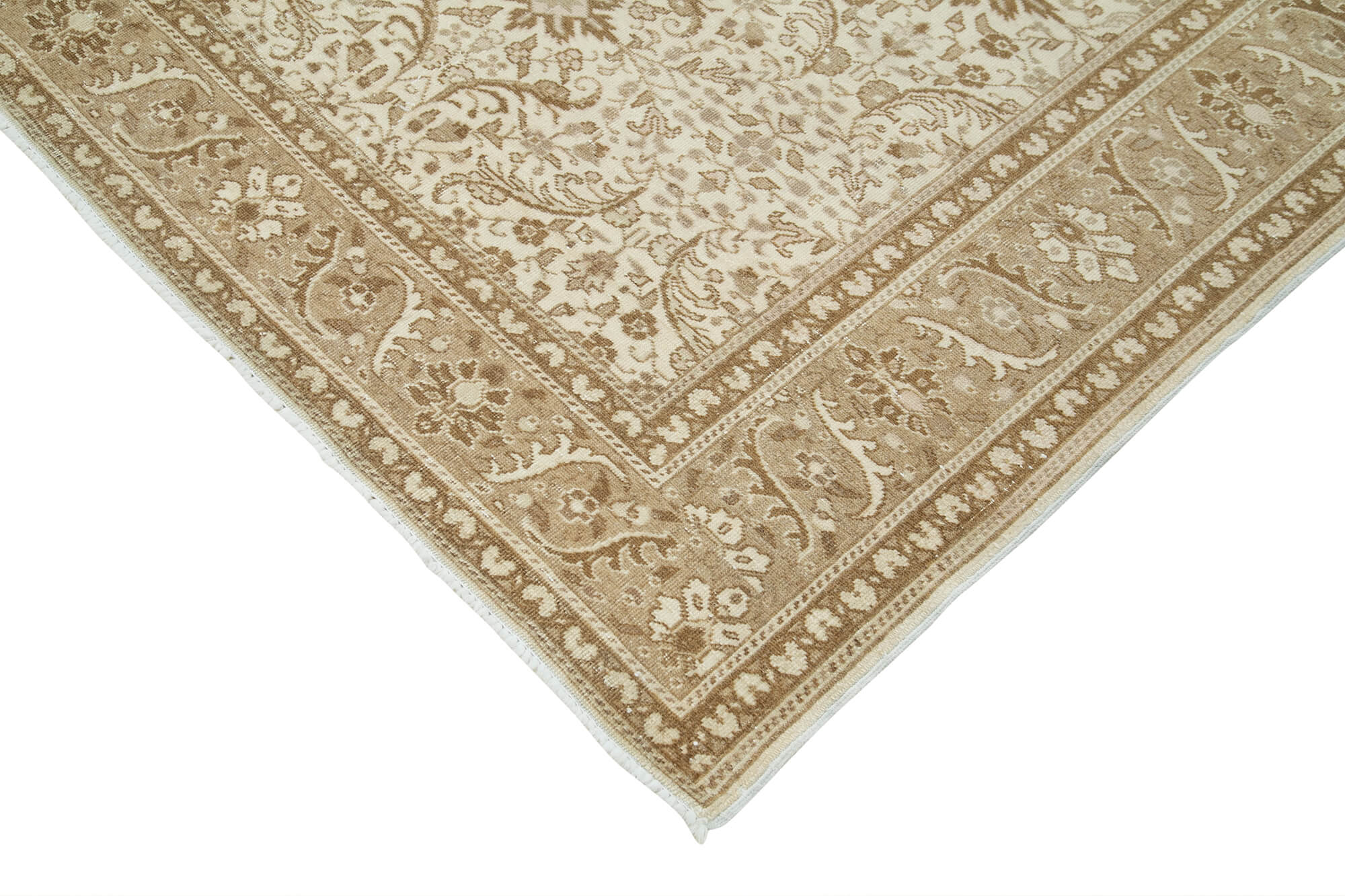 7 x 10 Beige Vintage Rug - 4987