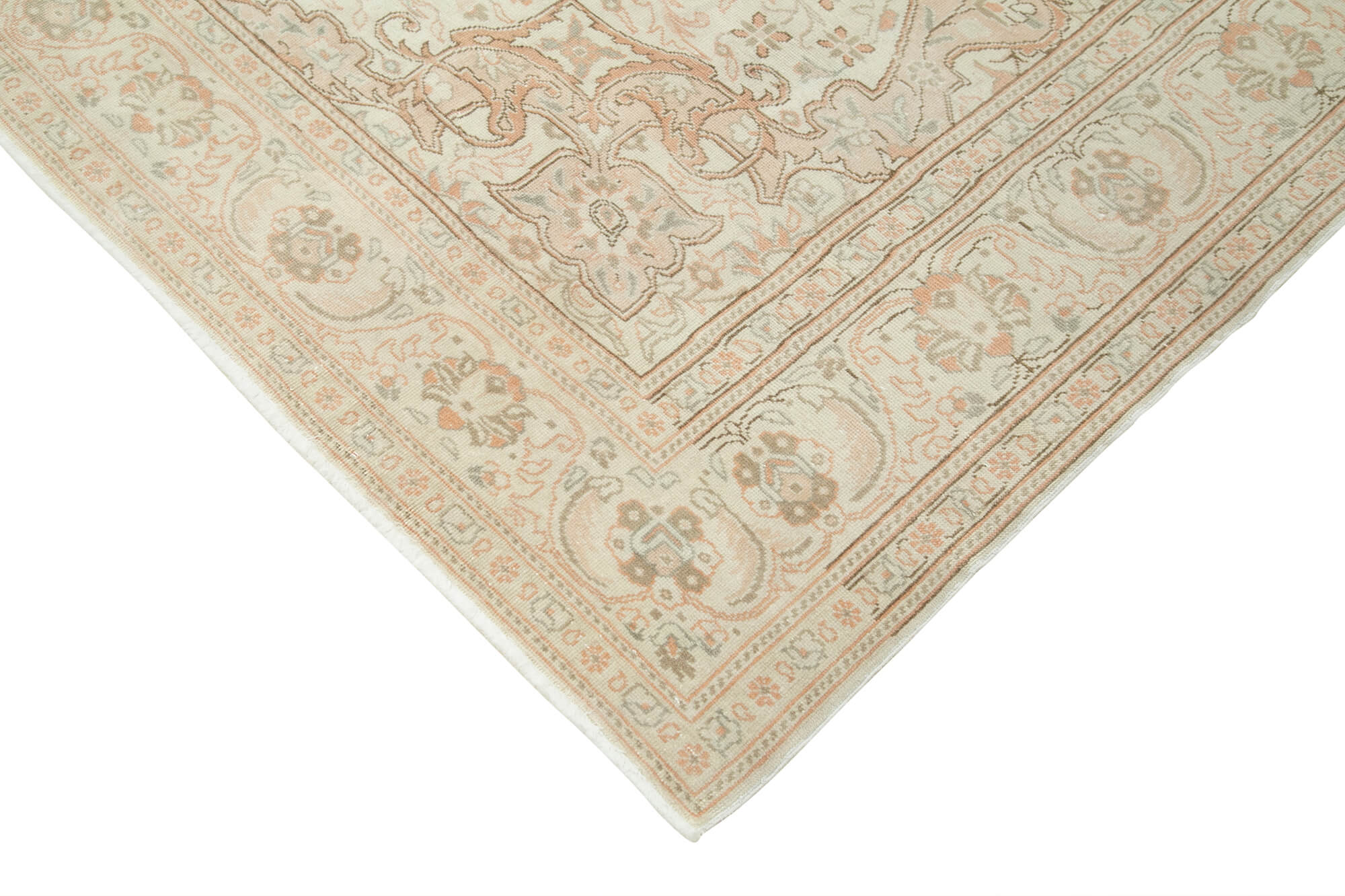 6 x 10 Beige Vintage Rug - 4991