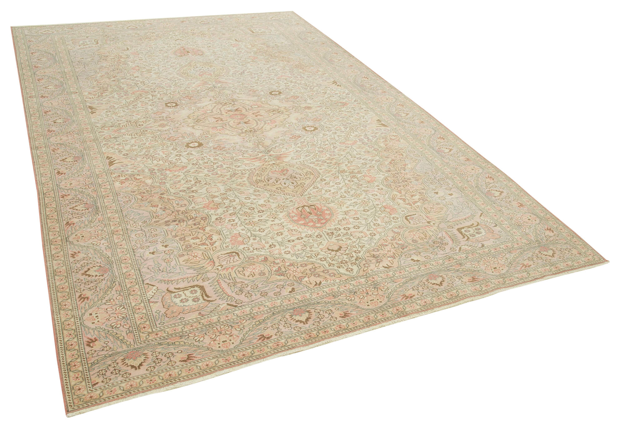 7 x 10 Beige Vintage Rug - 5000