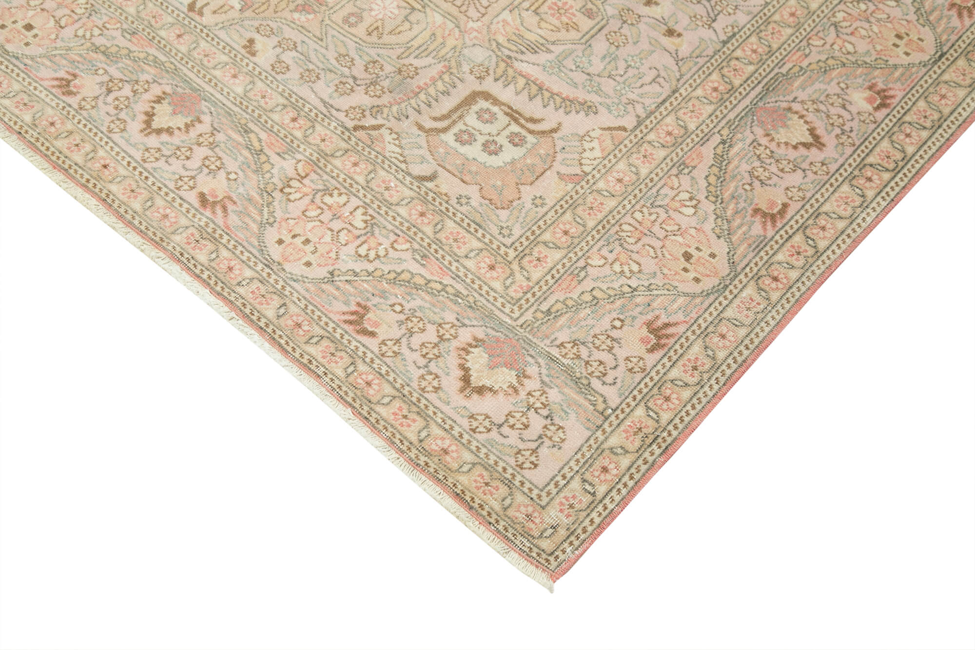 7 x 10 Beige Vintage Rug - 5000