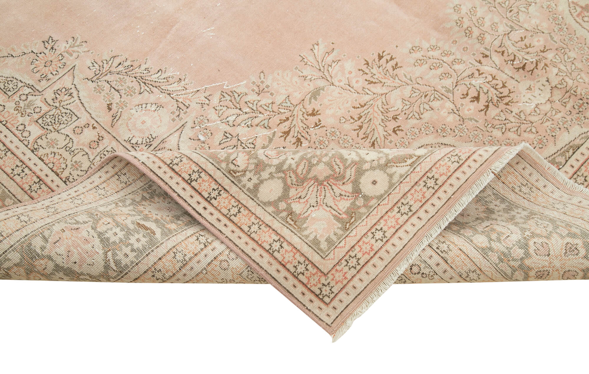 7 x 10 Beige Vintage Rug - 5002